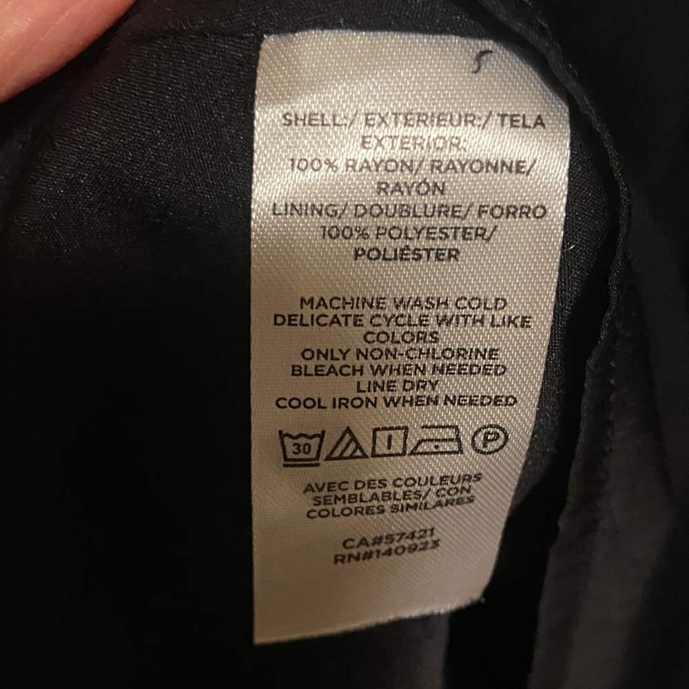 Ann Taylor Loft Black Tiered Midi Dress 
Size SP - Picture 4 of 8